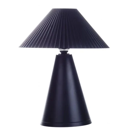 Lampki-nocne - lampa na ścianę sufit i biurko 3w1 czarna z ryflowanym kloszem sl-2 