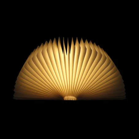 Lampki-biurkowe - lampka na biurko led w kształcie książki z delikatnym światłem album 