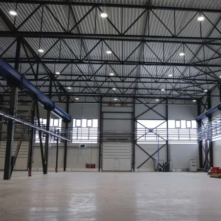 Oprawy-hermetyczne-led - oświetlenie do hal przemysłowe lampa do wysokich hal led 100w 90 highbay  zu310.9 emos 