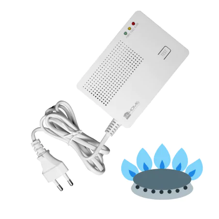 Czujniki-gazu - czujnik gazu ziemnego przewodowy czujka do kuchenki gazowej gd-04a4 eura-tech 