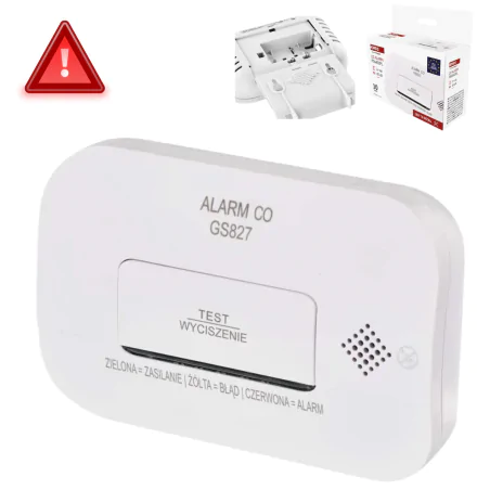 Czujniki-czadu - detektor tlenku węgla czujnik czadu co na baterie p56402pl 