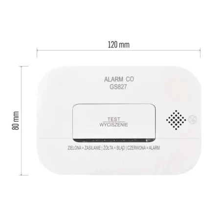 Czujniki-czadu - detektor tlenku węgla czujnik czadu co na baterie p56402pl 