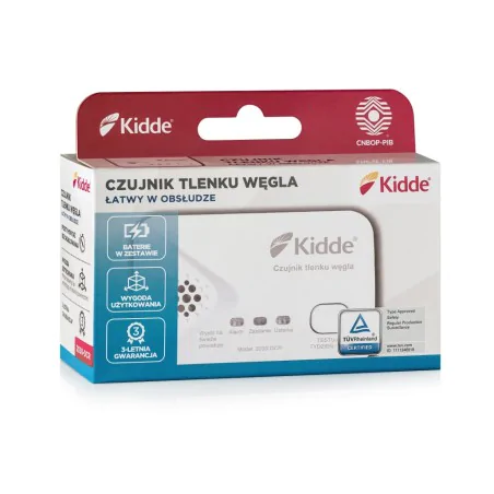 Czujniki-czadu - czujnik czadu detektor tlenku węgla na baterie kidde 