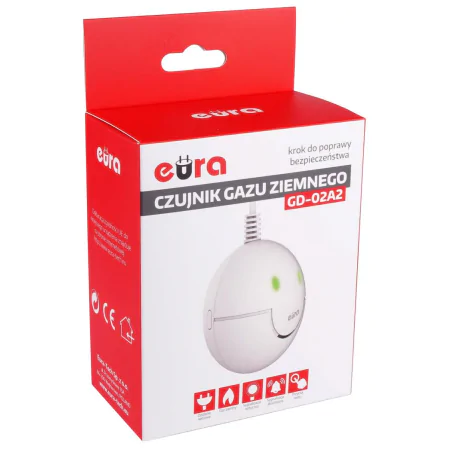 Czujniki-gazu - czujnik do gazu ziemnego detektor gazu wybuchowego przewodowy eura 