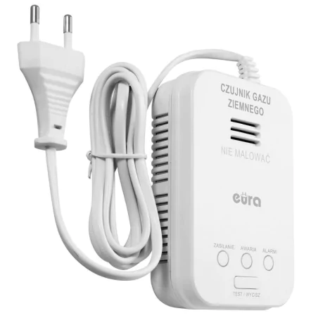 Czujniki-gazu - czujnik gazu ziemnego detektor do kuchenki gazowej przewodowy eura 