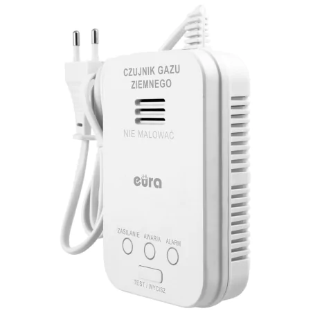 Czujniki-gazu - czujnik gazu ziemnego detektor do kuchenki gazowej przewodowy eura 