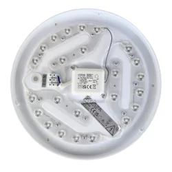 Plafony - lampa led do łazienki plafon okrągły ip44 o mocy 18w atut 