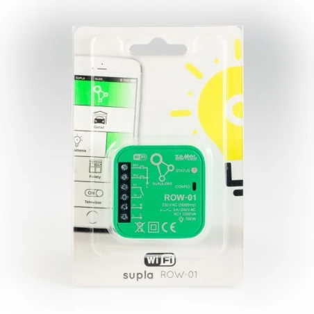 Sterowniki-i-odbiorniki - odbiornik wi-fi jednokanałowy dopuszkowy row-01 supla zamel 