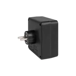Rozgalezniki - rozgałęźnik do gniazdka z usb 2 gniazda typu schuko czarny modi 
