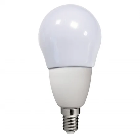 Gwint-trzonek-e14 - żarówka led na pilota smart rgb  e14  g55 4,5w ciepła polux 