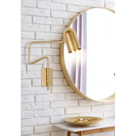 Kinkiety-do-salonu - złoty kinkiet - regulowany 1x15w gu10 hosti 21-75468 candellux 