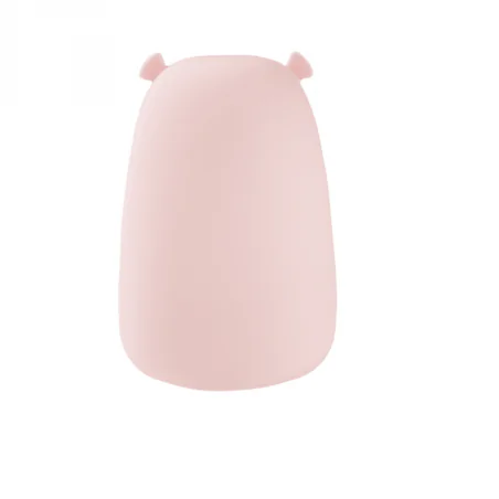 Oswietlenie-do-pokoju-dzieciecego - lampka nocna dla dziecka przenośna różowy miś z pilotem do zmiany kolorów interblue 