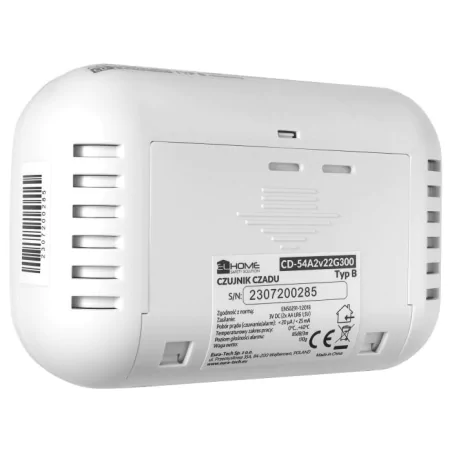 Czujniki-czadu - czujka czadu na baterie detektor tlenku węgla z termometrem a21a454 eura 