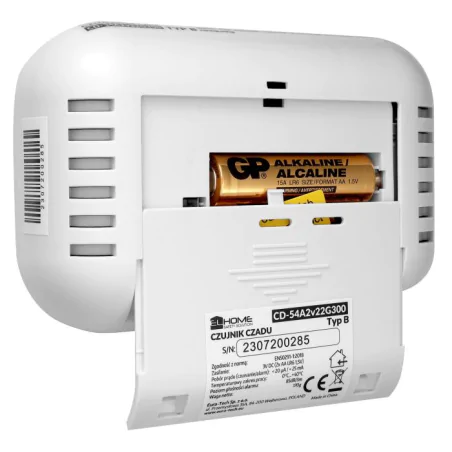 Czujniki-czadu - czujka czadu na baterie detektor tlenku węgla z termometrem a21a454 eura 