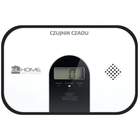 Czujniki-czadu - czujka czadu na baterie detektor tlenku węgla z termometrem a21a454 eura 