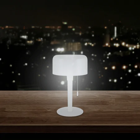 Lampki-nocne - lampka stołowa led z usb biała z regulacją jasności basta 04626 ideus 