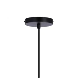 Lampy-sufitowe - lampa sufitowa wisząca czarna żyrandol kula cordel 31-10148 candellux 