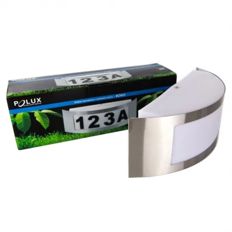 Oprawy-led-zewnetrzne - kinkiet elewacyjny z numerem domu e27 rono 309792 polux 