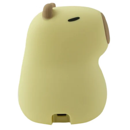 Oswietlenie-do-pokoju-dzieciecego - lampka nocna led dla dziecka kolorowa kapibara z kwiatkami interblue 