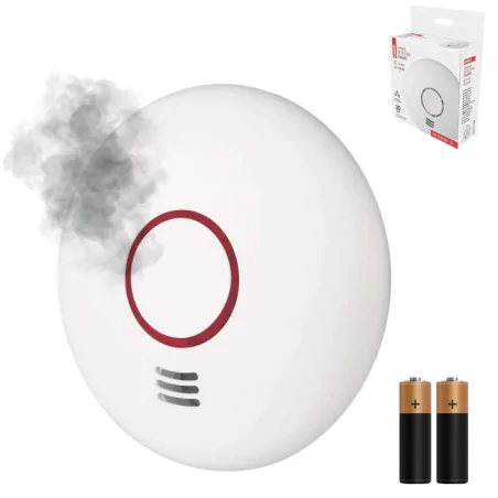 Czujniki-dymu - czujnik dymu na baterie z sygnalizacją optyczną i akustyczną p56500 emos 