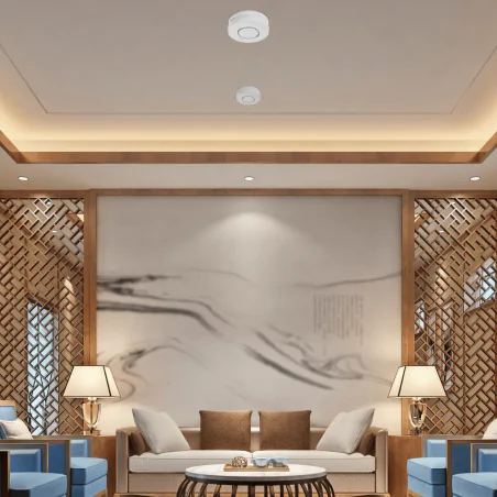 Czujniki-dymu - czujnik dymu wykrywacz pożaru zasilany sieciowo p56502 emos 