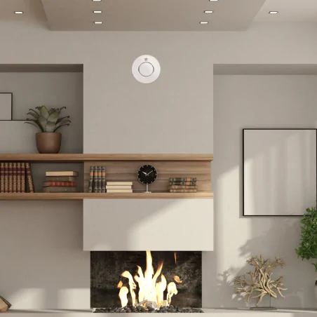 Czujniki-dymu - czujnik dymu wykrywacz pożaru zasilany sieciowo p56502 emos 