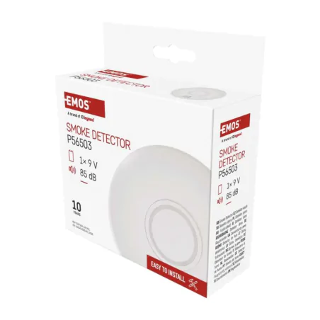 Czujniki-dymu - detektor dymu czujka dymowa przeciwpożarowa p56503 emos 