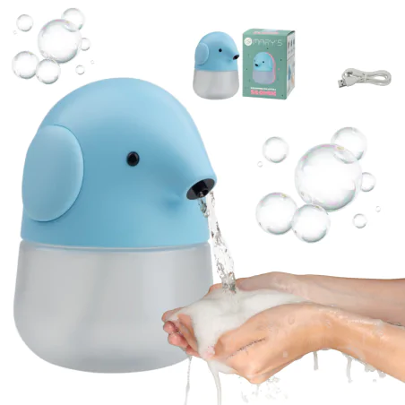 Oswietlenie-do-pokoju-dzieciecego - dozownik na mydło w formie niebieskiego słonika dla dzieci interblue 
