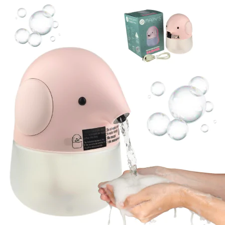 Oswietlenie-do-pokoju-dzieciecego - dozownik do mydła w kształcie różowego słonika zabawka dla dziewczynki interblue 