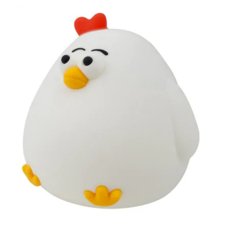 Oswietlenie-do-pokoju-dzieciecego - lampka nocna led dziecięca ciepłe światło kura do zasypiania interblue 