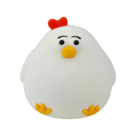 Oswietlenie-do-pokoju-dzieciecego - lampka nocna led dziecięca ciepłe światło kura do zasypiania interblue 