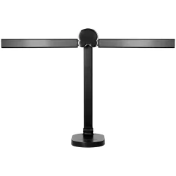 Lampki-biurkowe - lampka na biurko led z funkcją oświetlenia nocnego czarna z usb ergo dl-17/b virone 
