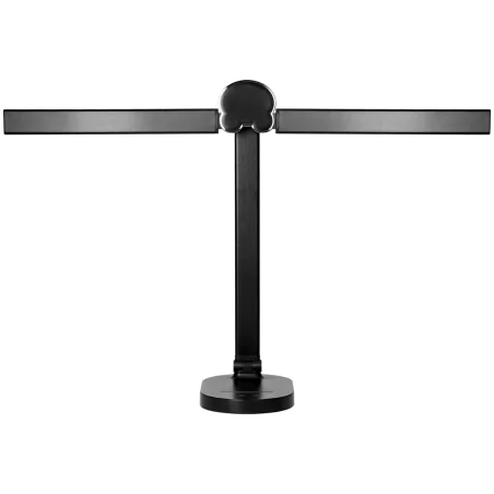 Lampki-biurkowe - lampka na biurko led z funkcją oświetlenia nocnego czarna z usb ergo dl-17/b virone 