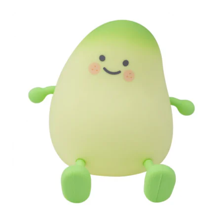 Oswietlenie-do-pokoju-dzieciecego - lampka nocna led dla dziecka ciepłe światło mango silikonowa interblue 