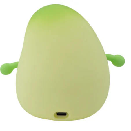 Oswietlenie-do-pokoju-dzieciecego - lampka nocna led dla dziecka ciepłe światło mango silikonowa interblue 