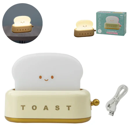 Oswietlenie-do-pokoju-dzieciecego - lampka nocna led dziecięca na usb toster interblue 