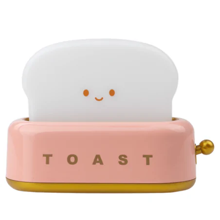 Oswietlenie-do-pokoju-dzieciecego - lampka nocna led dla dzieci różowy toster dla dziewczynki interblue 