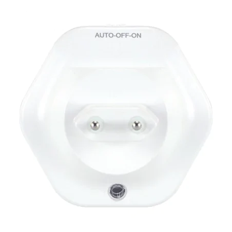 Lampki-do-kontaktu - lampka nocna led do gniazdka z usb a+c biała ozil 04535 ideus 