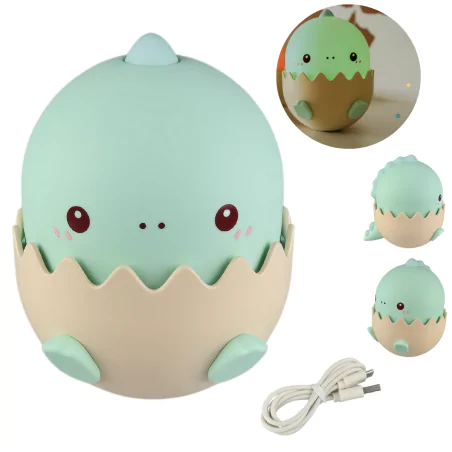 Oswietlenie-do-pokoju-dzieciecego - lampka nocna led dla dzieci baby dino niebieski prezent dla niemowlaka interblue 