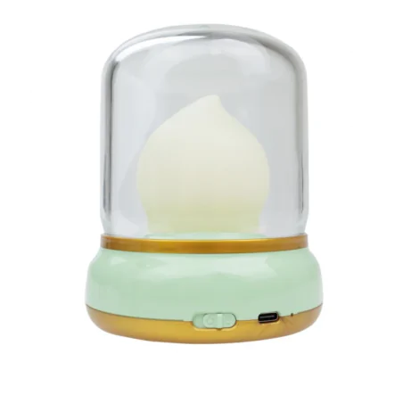 Lampki-nocne - lampka nocna led dla dzieci do zasypiania płomyczek  interblue 