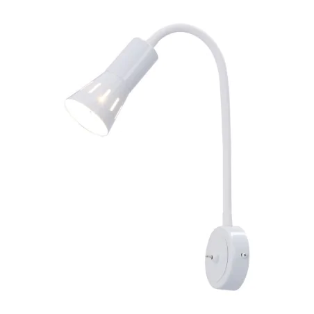 Kinkiety-do-salonu - lampa ścienna na wysięgniku z włącznikiem biała na żarówkę e14 arena 91-81346 candellux 