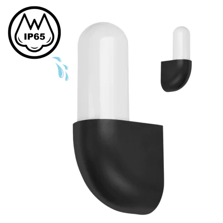 Kinkiety-ogrodowe - lampa ścienna elewacyjna kinkiet czarny na żarówkę gu10 gynura 21-32232 candellux 