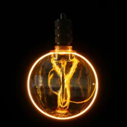 Zarowki-dekoracyjne - duża żarówka ozdobna filamentowa bursztynowa vintage 4w z gwintem e27 zero eco-light 