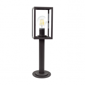 Lampy-ogrodowe-stojace - lampa ogrodowa malmo b480 1xe27 stojąca wys.48cm grafitowa ip44 polux