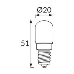 Gwint-trzonek-e14 - 04067 mała żarówka mleczna z neutralną barwą led e14 1,3w nw uzo ideus 