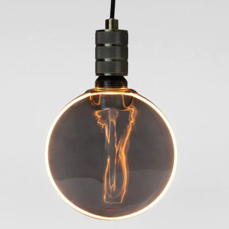 Zarowki-dekoracyjne - duża dekoracyjna żarówka ozdobna przydymione szkło 4w e27 zero eco-light 