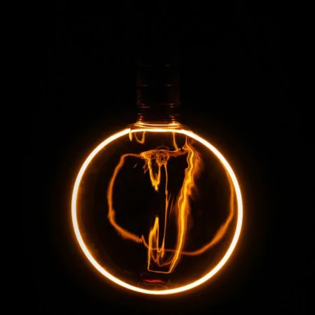 Zarowki-dekoracyjne - duża dekoracyjna żarówka ozdobna przydymione szkło 4w e27 zero eco-light 