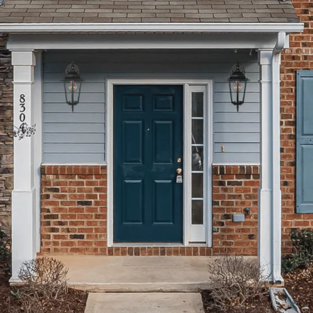 Kinkiety-ogrodowe - kinkiet elewacyjny skierowany w dół lampa ogrodowa czarna liguria 201935 polux 