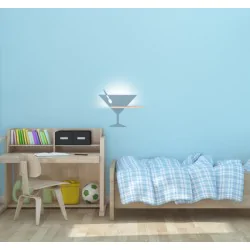 Kinkiety - kinkiet piccolo + drewniana półka 4w led 4000k iq kids 21-03560 candellux 