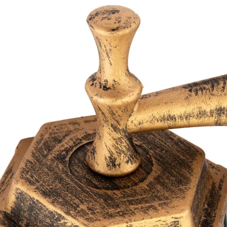 Kinkiety-ogrodowe - kinkiet ogrodowy skierowany w dół lampa ścienna zewnętrzna patynowa liguria 201966 polux 